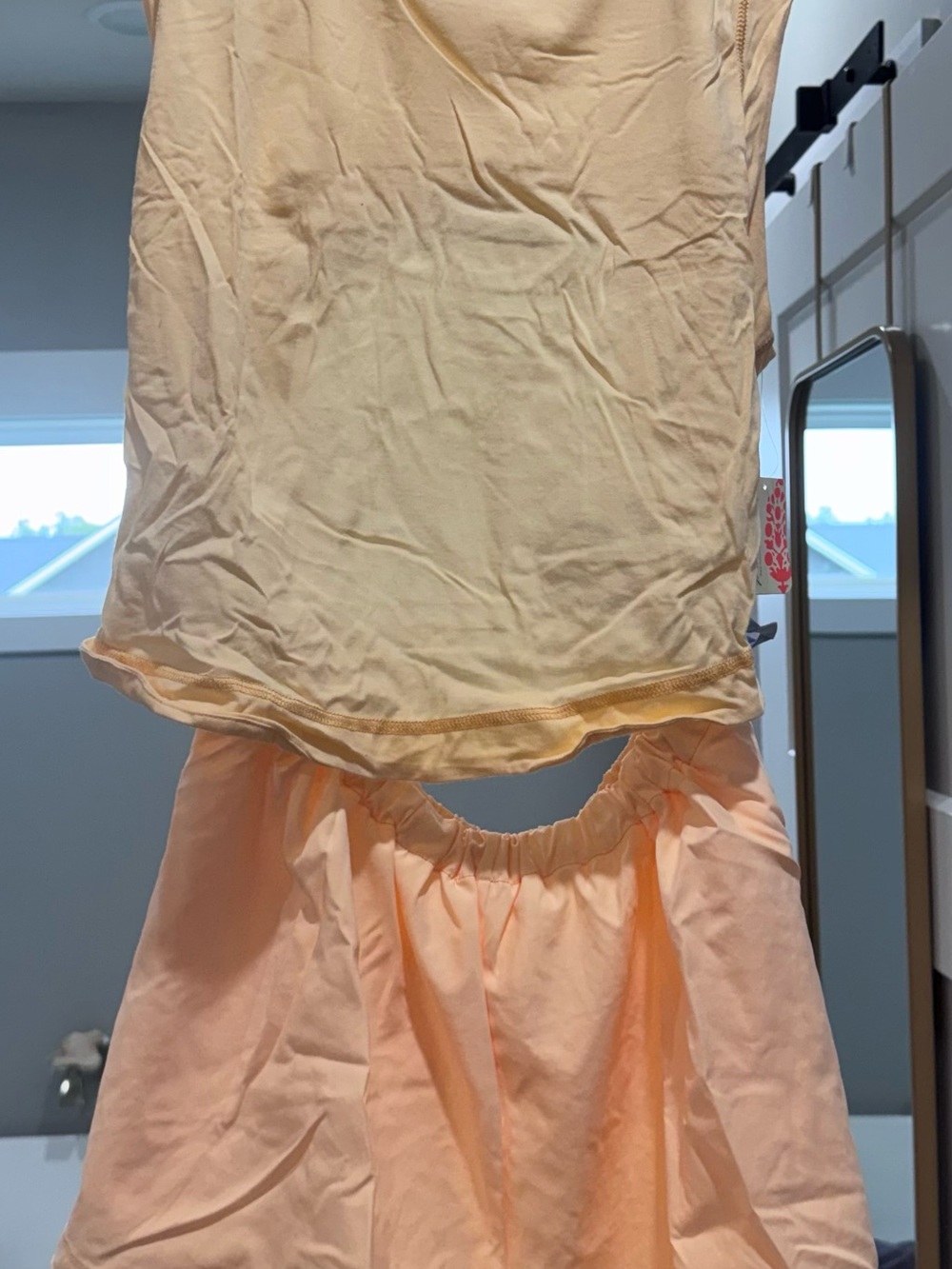 Free People Peach-Pink Jumpsuit Romper